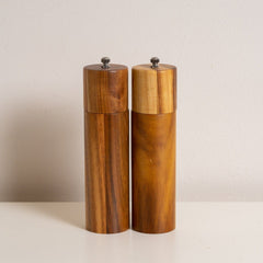 Acacia Wood Salt and Pepper Grinders