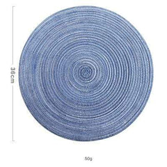 6 Set Linen Round Placemats or Coasters