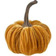 Handmade Velvet Pumpkin Decor