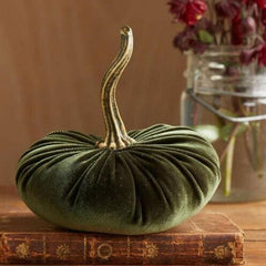 Handmade Velvet Pumpkin Decor