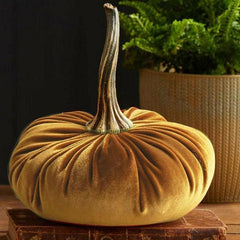 Handmade Velvet Pumpkin Decor