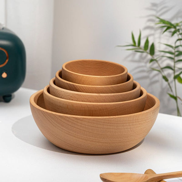 Beech Wood Salad Bowl